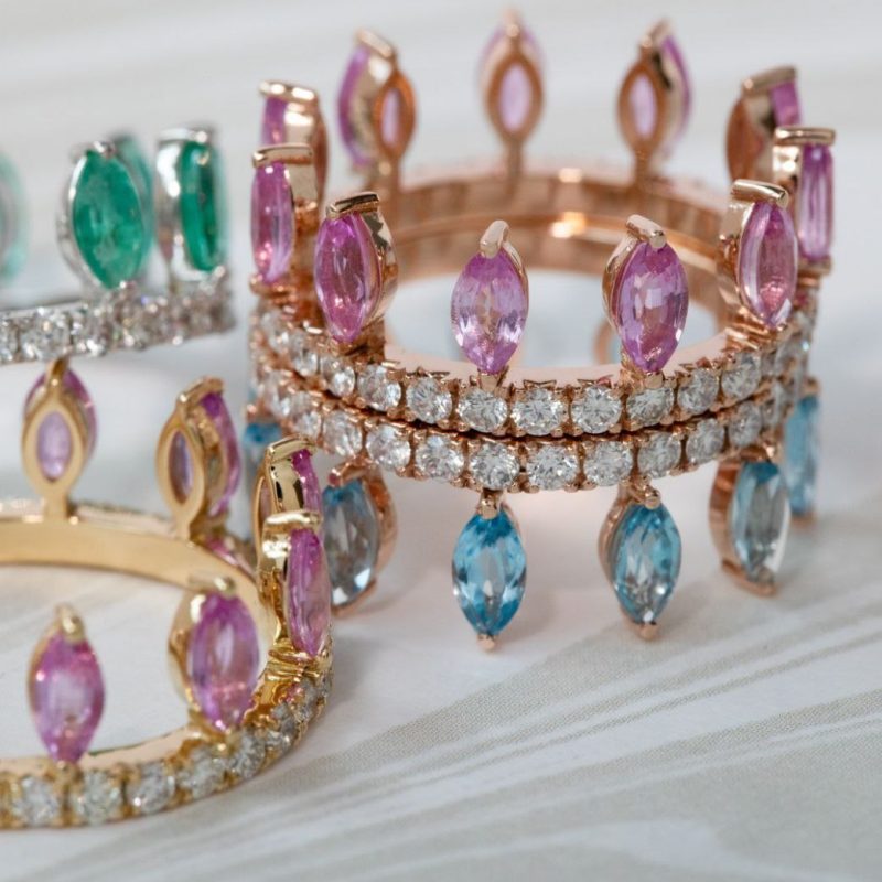 انگشتر طلا چرخ و فلک باگت