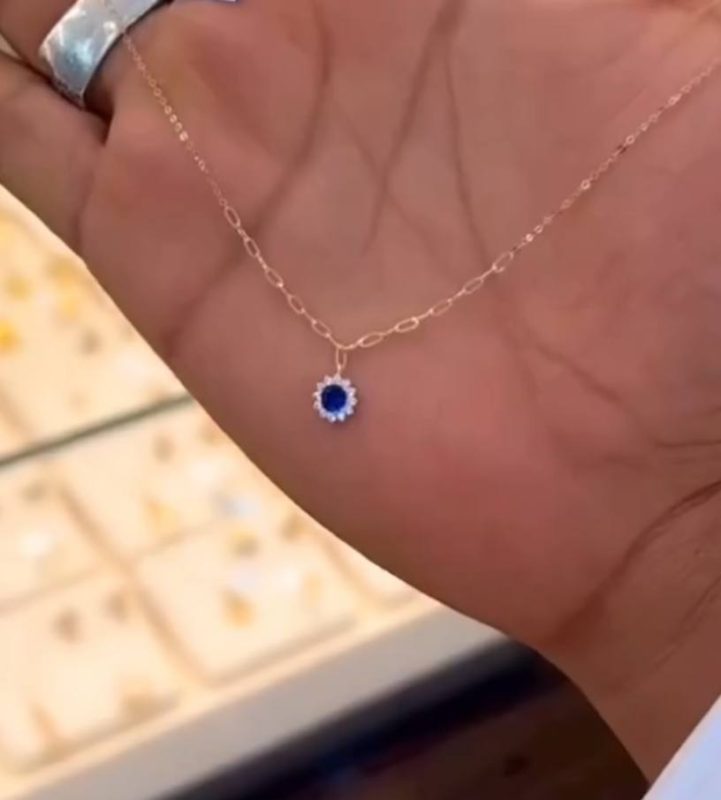 پلاک طلا دایره