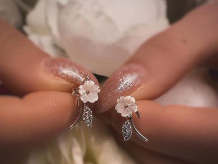 ست طلا گل صدفی