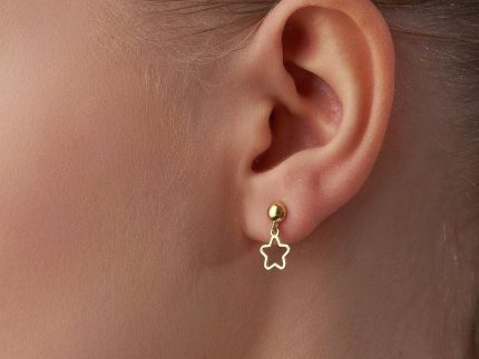 گوشواره طلا ستاره