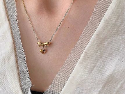 گردنبند طلا پاپیون