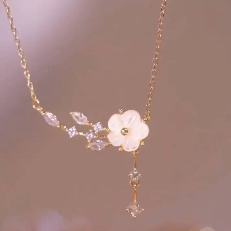 گردنبند طلا صدف