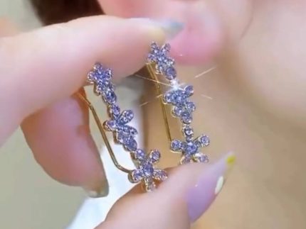 گوشواره طلا گل