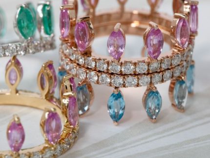 انگشتر طلا مدل چرخ و فلک