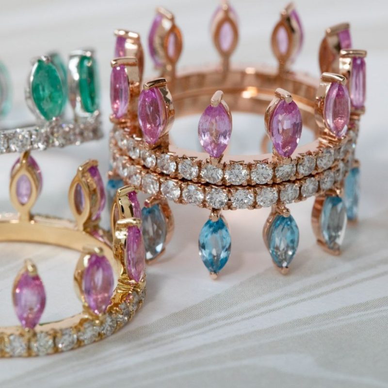 انگشتر طلا مدل چرخ و فلک