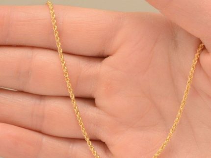 زنجیر طلا مدل طنابی