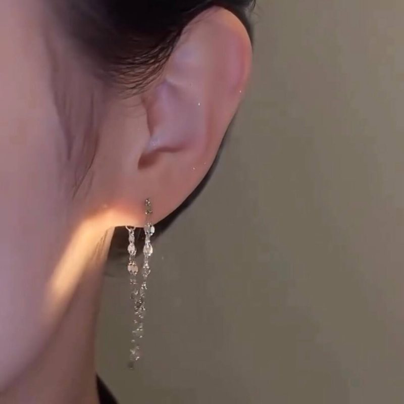 گوشواره طلا مدل پولکی