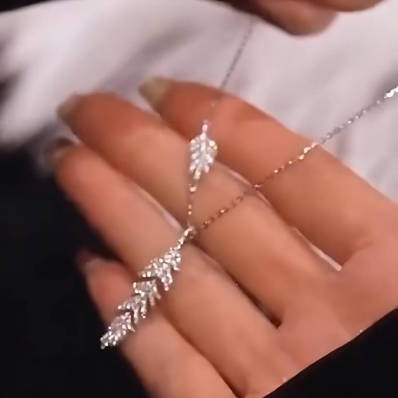 گردنبند طلا مدل پر