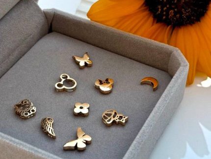 آویز طلا مدل ماه