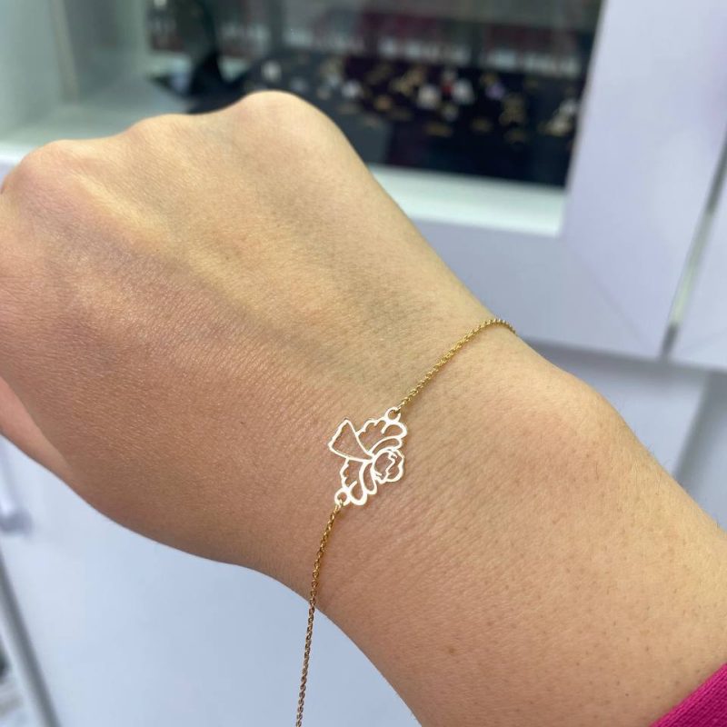 دستبند طلا فرشته 