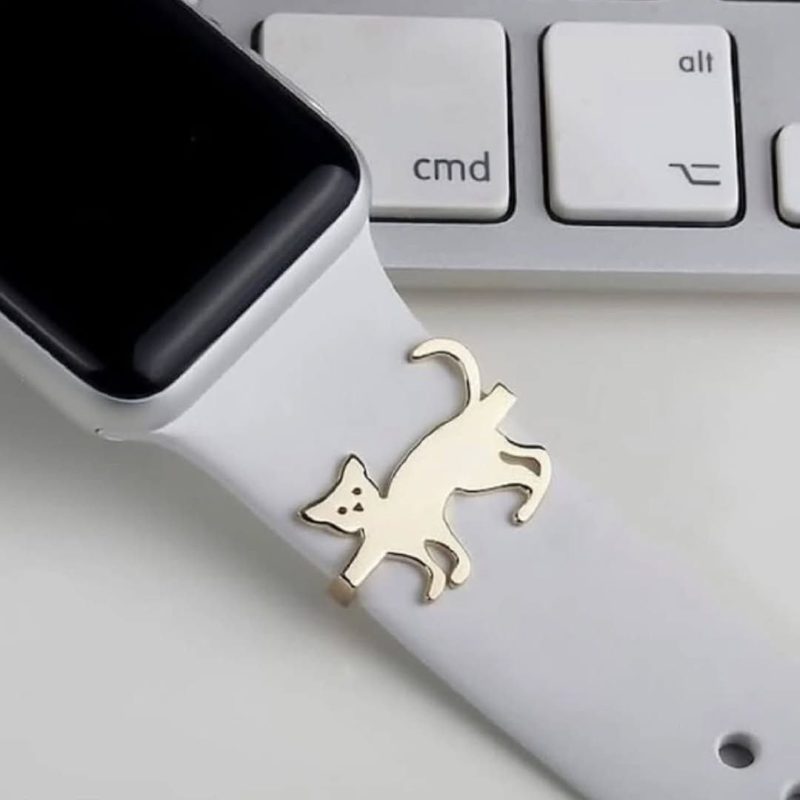 آویز طلا اپل واچ گربه