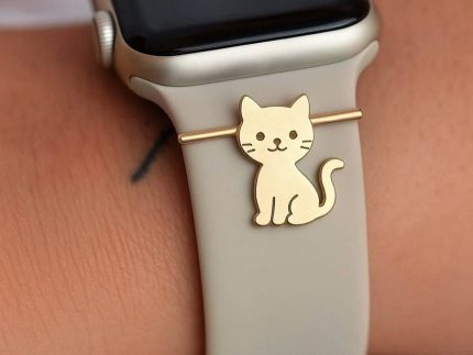 آویز طلا اپل واچ گربه