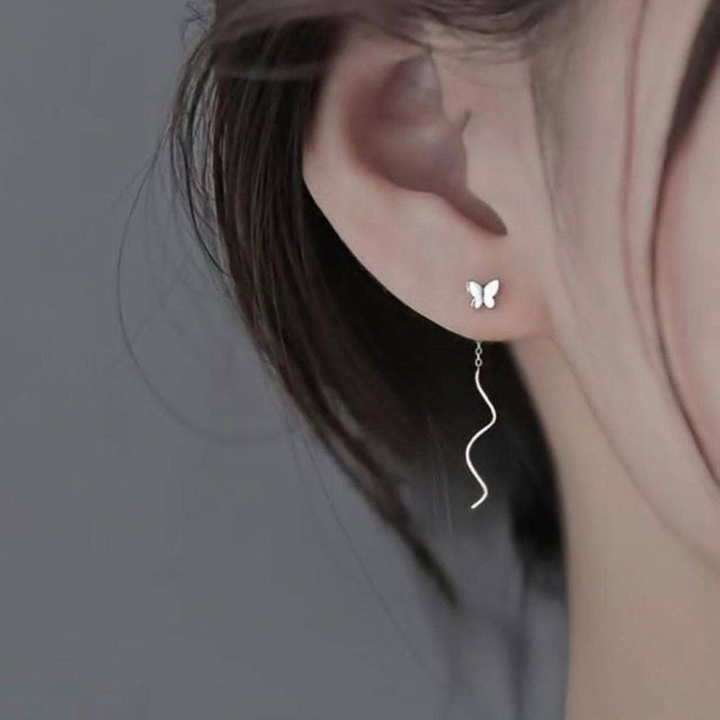 گوشواره طلا پروانه