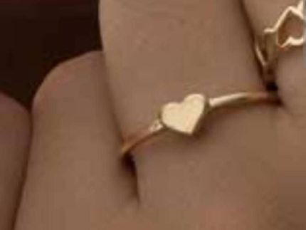 انگشتر طلا قلب