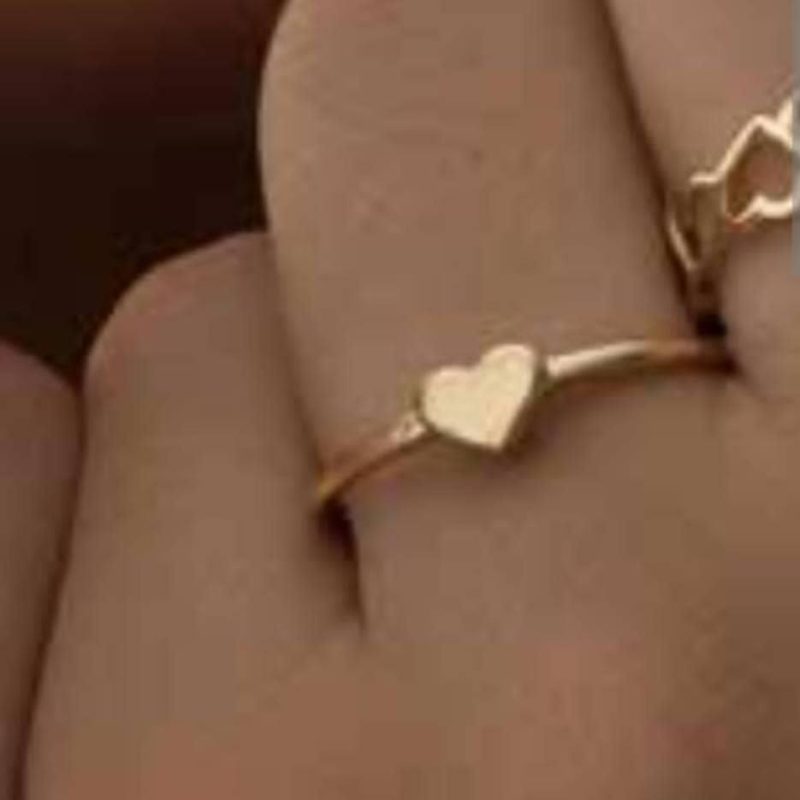 انگشتر طلا قلب