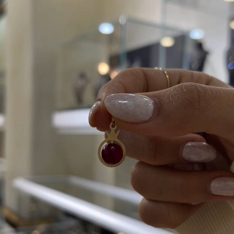 آویز طلا انار