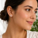 گوشواره شکوفه بلورین - تصویر 3